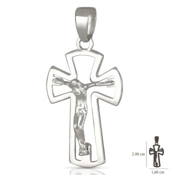 Plain Cross with Christ