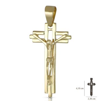 Croce piena con Cristo