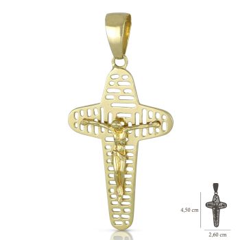 Croce piena con Cristo
