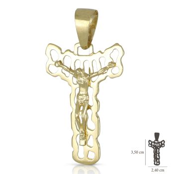 Croce piena con Cristo