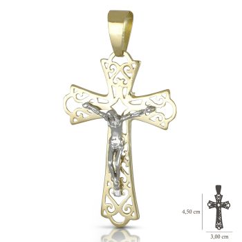 Croce piena con Cristo