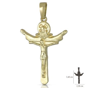 Croce piena con Cristo