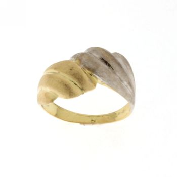 Polished and satin finished ring