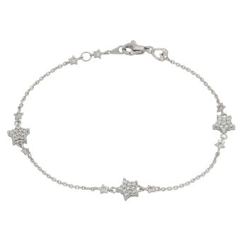 Rolo'chain star bracelet