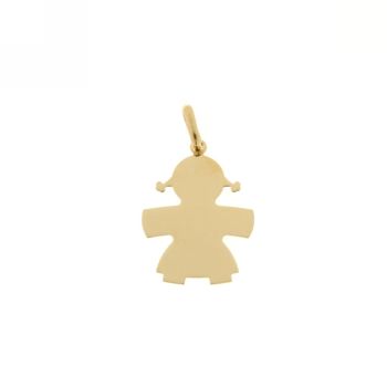 little girl shaped pendant