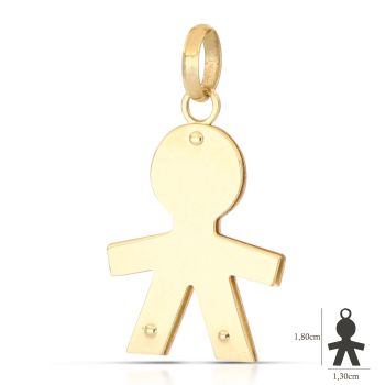 Pendente bimbo giallo