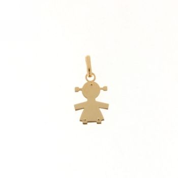 little girl shaped pendant