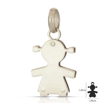 Pendente bimba bianco