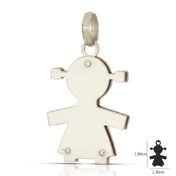 Pendente a forma di bimba