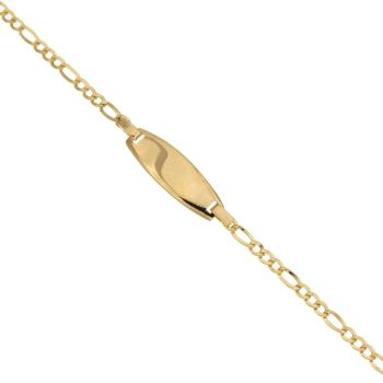 Bracciale con targa 14cm