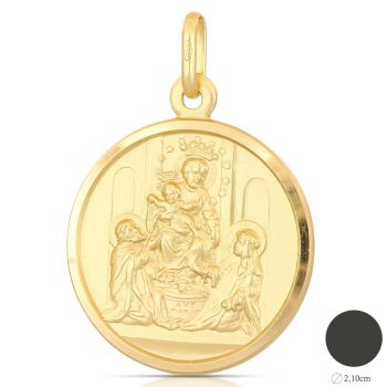 Medaglia con la Madonna di Pompei