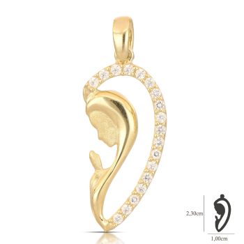 Medaglia con immagine della Madonna