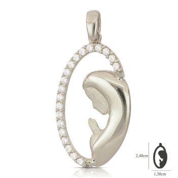 Medaglia con immagine della Madonna