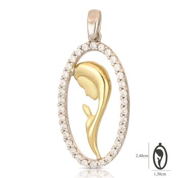 Medaglia con immagine della Madonna