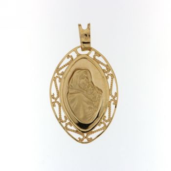 Medaglia con Madonna con bambino