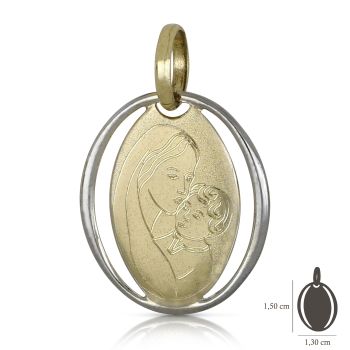 Medaglia con Madonna con bambino