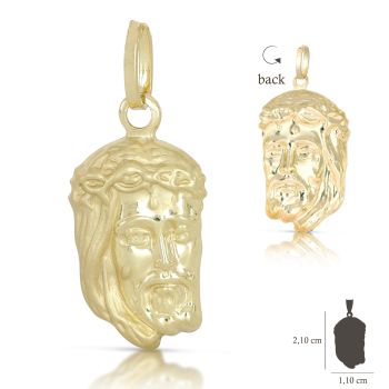 Medaglia volto di Cristo stampato