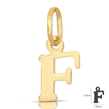 Pendente lettera in stampatello-mod1
