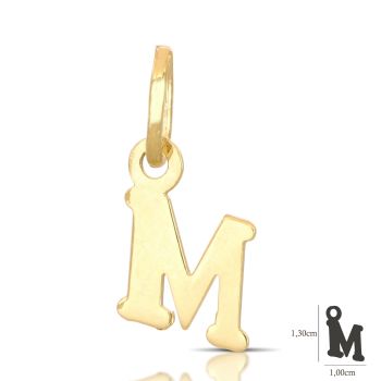 Pendente lettera in stampatello-mod1