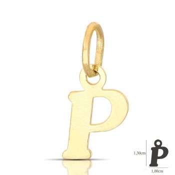 Pendente lettera in stampatello-mod1