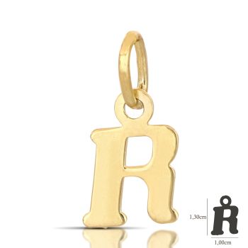 Pendente lettera in stampatello-mod1