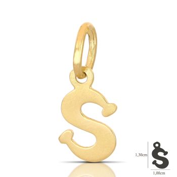 Pendente lettera in stampatello-mod1