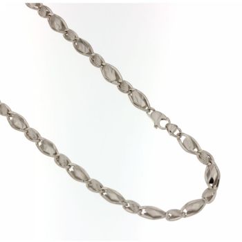 Hollow scroll link chain