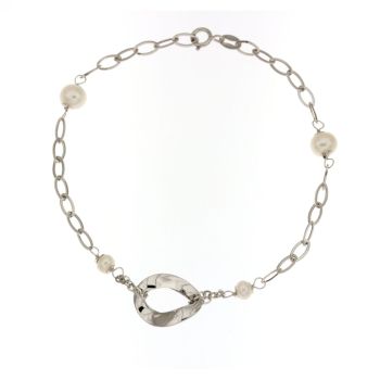 Pearls chain bracelet