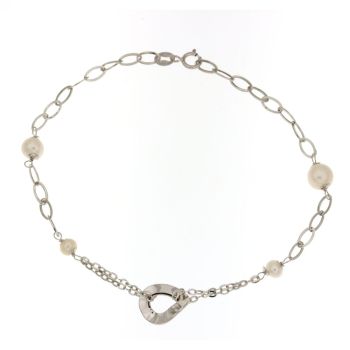Bracciale a catena con perle