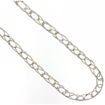 Alternating cable chain necklace