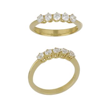 Anello mezza veretta