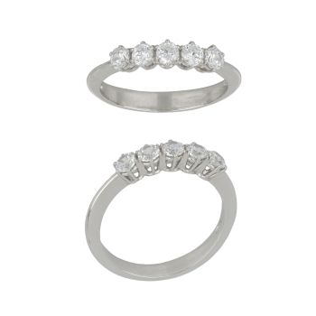 Anello mezza veretta