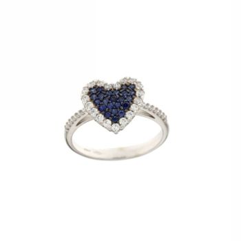Anello con zirconi