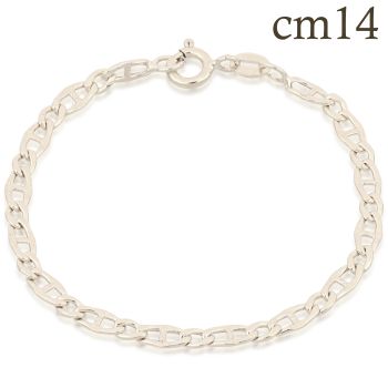 Hollow Ring and connector link bracelet