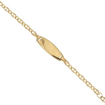 Bracciale con targa 14cm