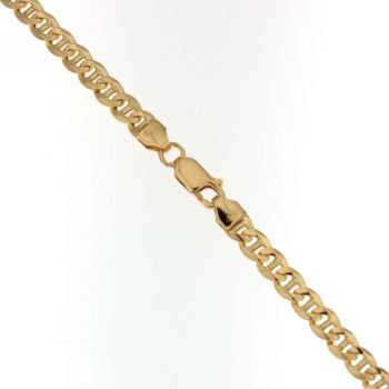 Plain flat Scroll bar link bracelet