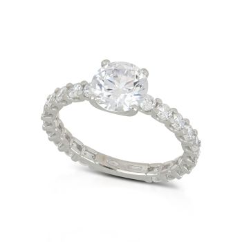 Anello solitario fantasia