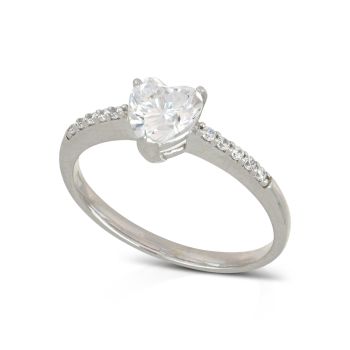 Anello solitario fantasia