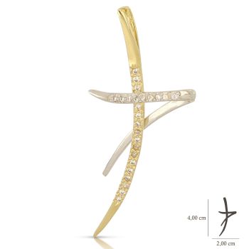 Croce con zirconi
