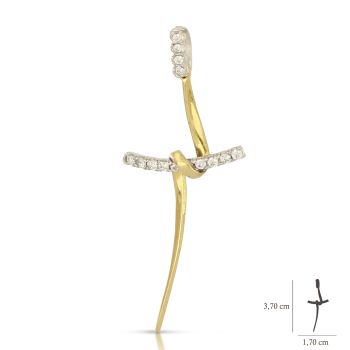 Croce con zirconi