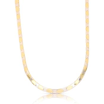 Girocollo scatolato bicolore