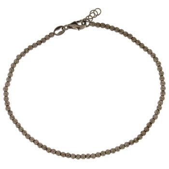 Faceted ball bead bracelet