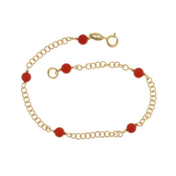 14cm Children coral bracelet