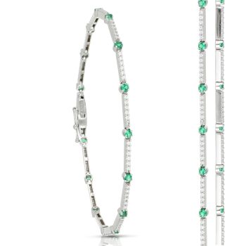 Bracciale tennis con pietre