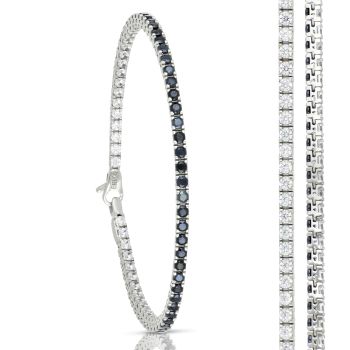 Bracciale tennis double face
