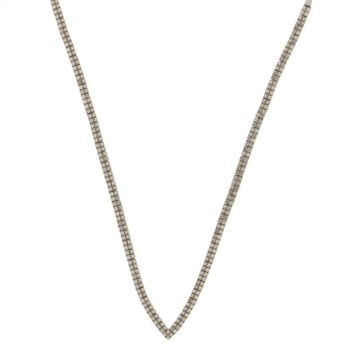 V-shape Zircon necklace
