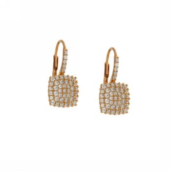 Square shaped earrings