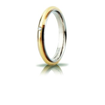 Andromeda diamond wedding ring slim