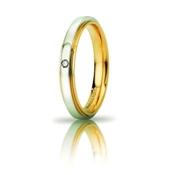 Cassiopea diamond wedding ring slim
