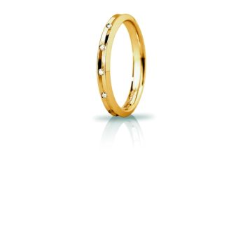 8 diamond Corona wedding ring slim